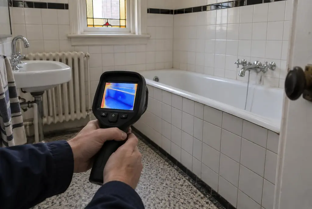 Lekdetectie Zevenhoven – onderzoek in een badkamer van een oudere woning